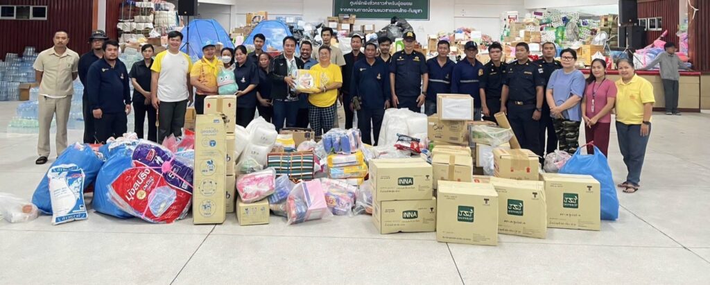 ถึงที่หมายปลอดภัย ขบวนน้ำใจจาก กทม. ถึงชายแดน