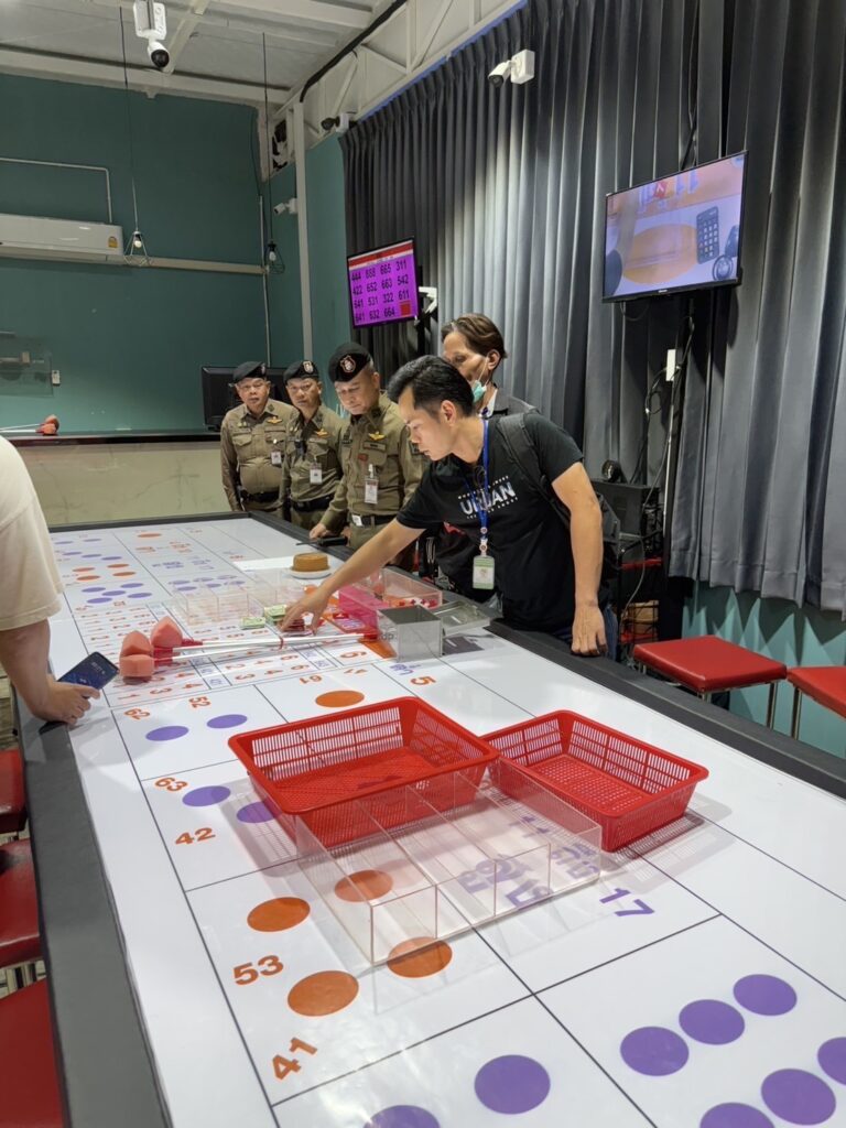 ทลายบ่อนไฮโลกลางกรุง! รวบ 23 นักพนัน