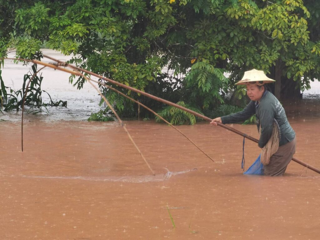 ฝนถล่มทั้งคืน น้ำป่าไหลหลากท่วมบ้าน-นาข้าวนครไทย