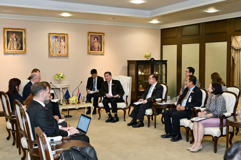 ไทย–EU จับมือแน่น! “ภูมิธรรม” หนุนยกระดับความร่วมมือ ดันสันติภาพ-FTA