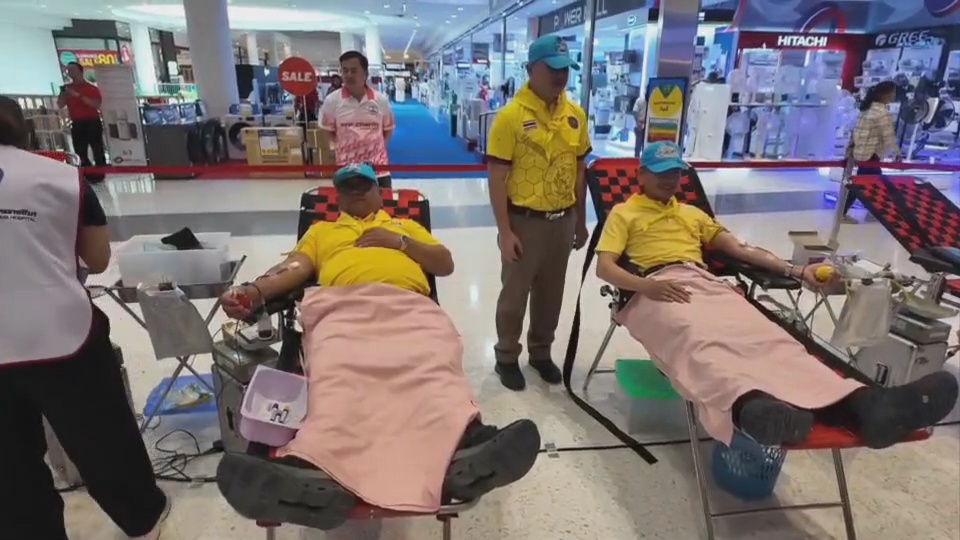 โคราช ระดมพลังคนรุ่นใหม่ ร่วมบริจาคโลหิต