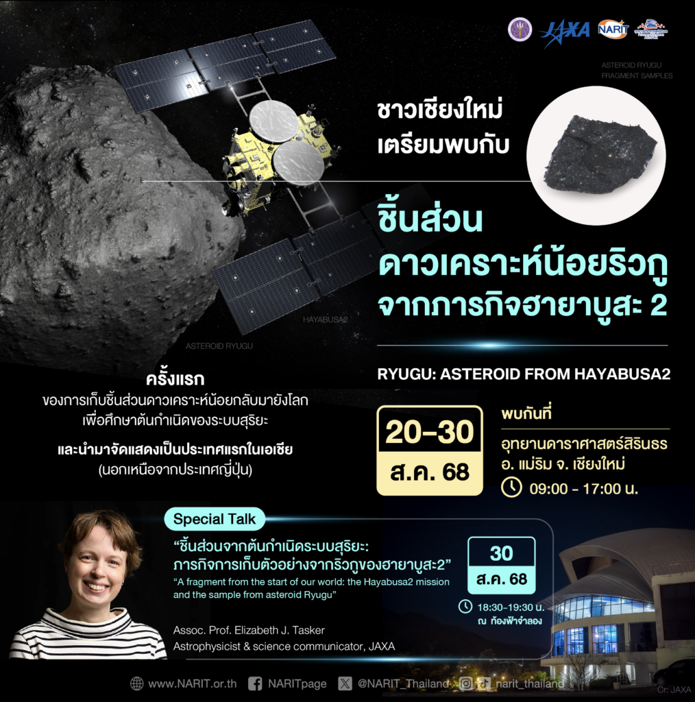 "ชิ้นส่วนดาวเคราะห์น้อยริวกู" ของจริงจากนอกโลก