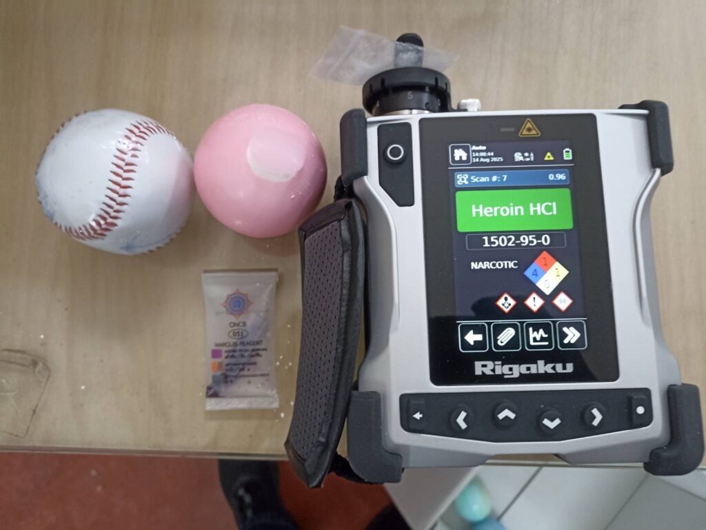 ป.ป.ส. จับเฮโรอีน 13.89 กก. ซุกลูกเบสบอล เตรียมส่งไต้หวัน