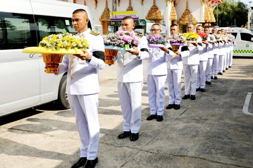 ในหลวงพระราชทานน้ำหลวงอาบศพ 7 พลเรือน เสียชีวิตเหตุปะทะชายแดน