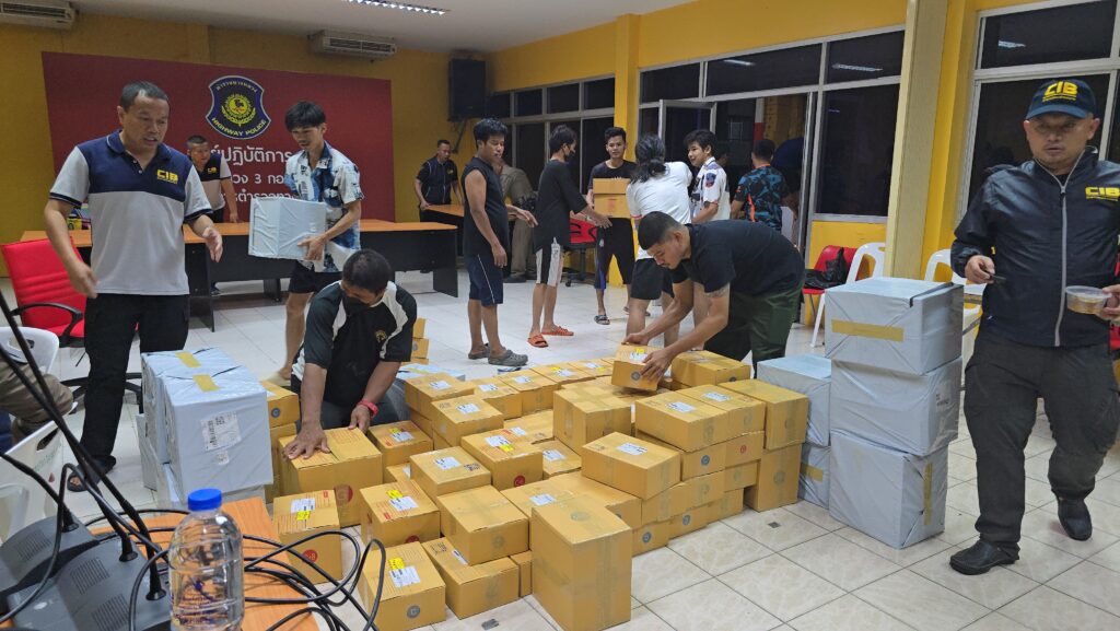 ทางหลวงสงขลา จับบุหรี่เถื่อน บุหรี่ไฟฟ้าครั้งใหญ่กว่า 90 ล้าน