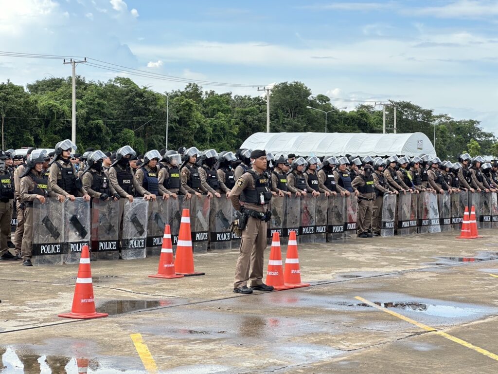 เช็คความพร้อม คฝ.1400 นาย ดูแลแนวชายแดนสระแก้ว