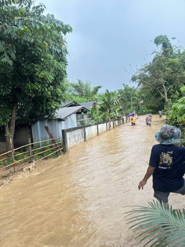 เชียงดาวน้ำหลาก ชาวบ้านได้รับผลกระทบ 10 หลังคาเรือน