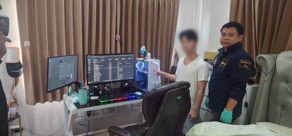 ทลายบริษัทคริปโตเถื่อน ฟอกเงินแก๊งคอลฯ เงินหมุนกว่า 1,000 ล้าน 