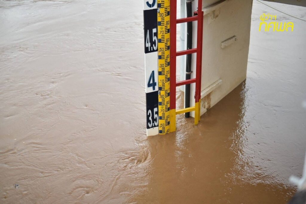 ผู้ว่าฯเชียงใหม่ยัน น้ำปิงยังไม่ล้นตลิ่ง มวลน้ำก้อนใหม่เข้าเมืองเช้านี้