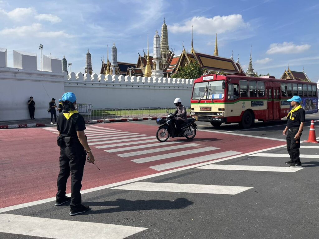 ตร.ถวายความปลอดภัยสูงสุด พระราชพิธีเคลื่อนขบวนพระบรมศพฯ 