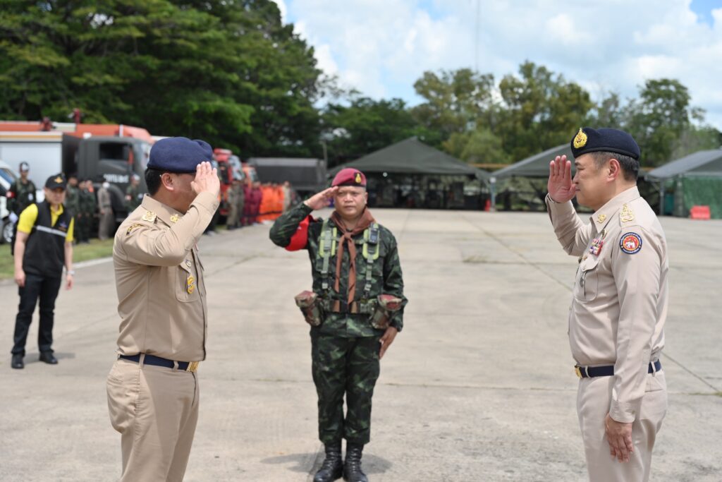 "อนุทิน" พร้อมคณะถึงสุรินทร์ ติดตามเยียวยาชายแดน