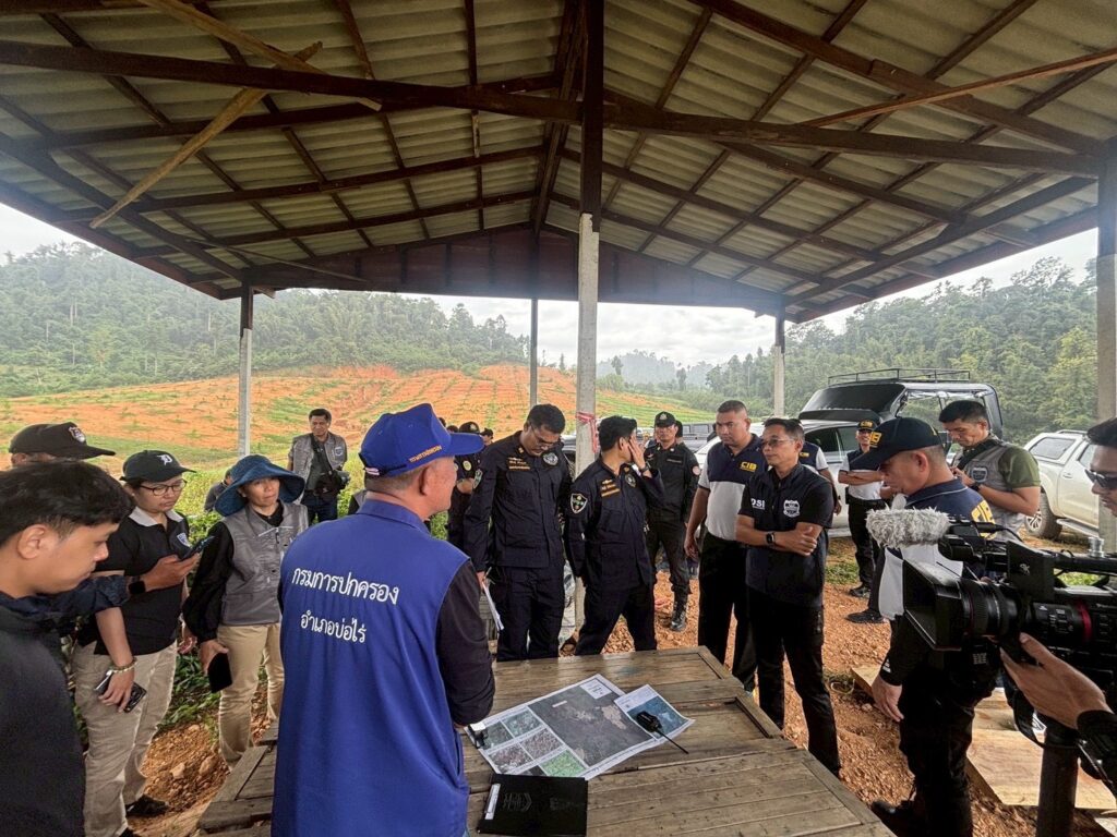 DSI ผนึกกำลังยึดคืนพื้นที่ป่าสงวนกว่า 100 ไร่คืนจากนายทุน