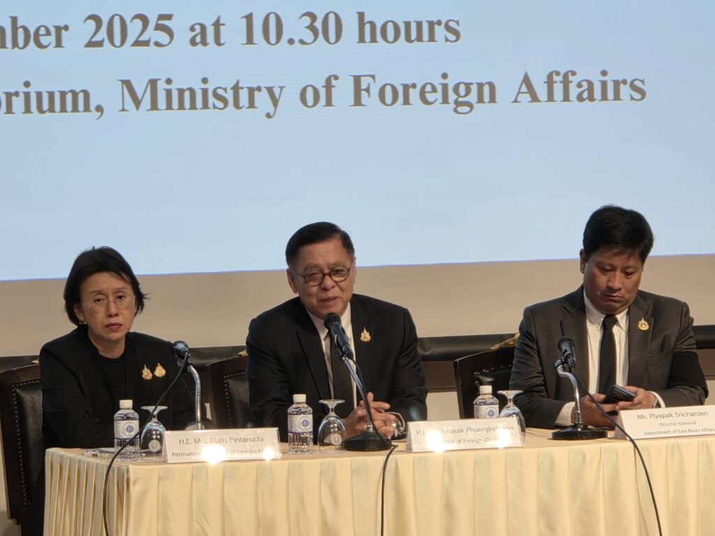 "สีหศักดิ์" แจงคณะทูต ยกเลิกข้อตกลงไทยกัมพูชา