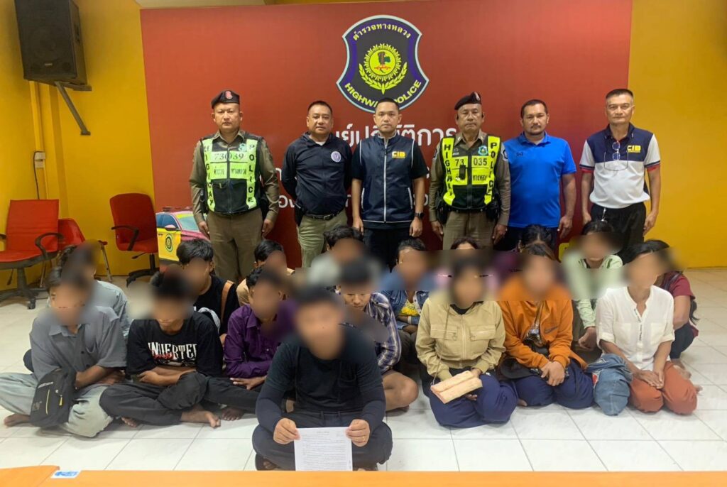 ตร.ทางหลวงสงขลา ทลายเครือข่ายค้าแรงงานเถื่อนข้ามชาติ