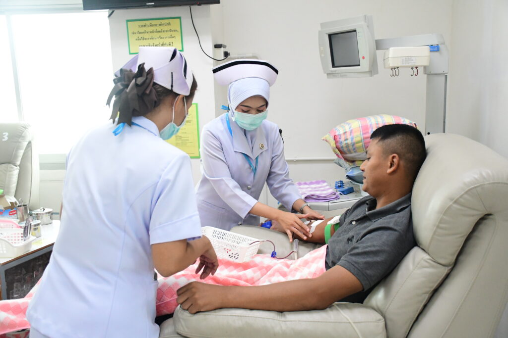 พัทลุง จัดกิจกรรมบริจาคโลหิต ถวายพระราชกุศลพระพันปีหลวง