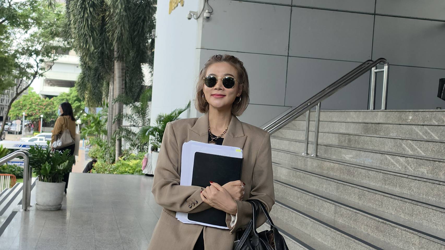 “ปู มัณฑนา” ขึ้นศาลคดี “หนุ่มกรรชัย” ฟ้องหมิ่นประมาท