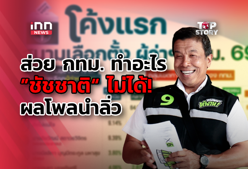 ส่วย กทม. ทำอะไรไม่ได้! ผลโพลโค้งแรก “ชัชชาติ” นำโด่ง ทิ้งห่